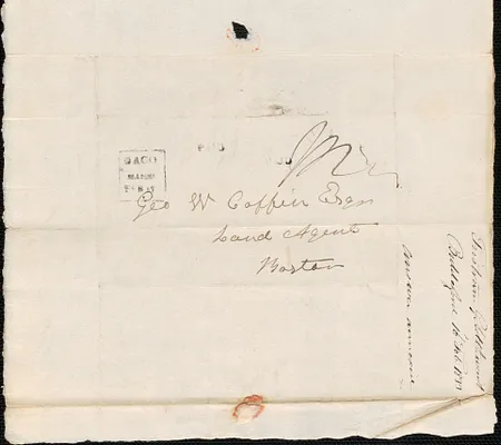 Tristram Goldthwait to George Coffin, 16 February 1833