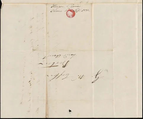 S. Pines to George Coffin, 1 September 1832