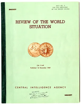 Central Intelligence Agency Report 11-49, Review of the World Situation