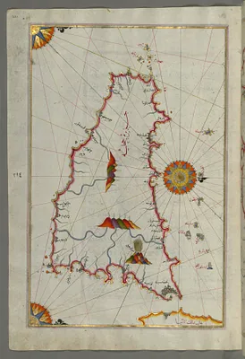 Map of the Island of Sicily