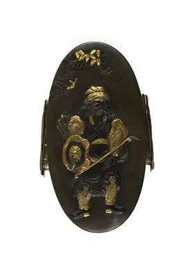 Kashira with a Chinese Archer