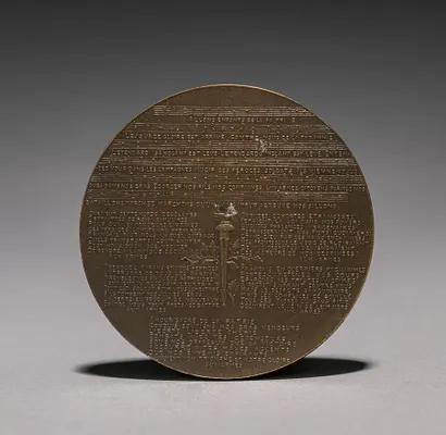 Medal of Claude Joseph Rouget de L'Isle (1760-1836) (reverse)