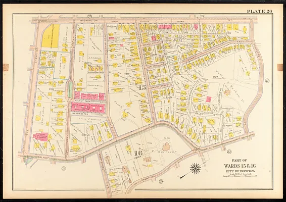 Atlas of the city of Boston, Roxbury