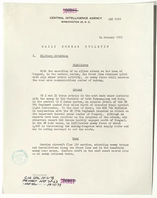 Memorandum, Daily Korean Bulletin