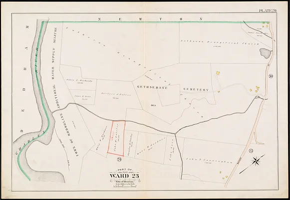Atlas of the city of Boston, West Roxbury