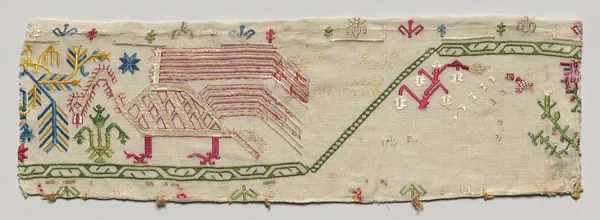 Fragment from an Embroidered Border