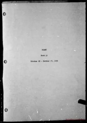 Volume 41, October 20 – October 27, 1936