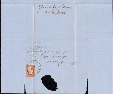 Franklin Adams to Samuel Warner, 30 November 1852
