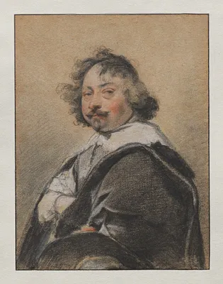 Portrait of a man in profile, turned to the left