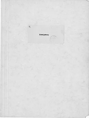 File Unit List - Koenigsberg