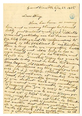 Letter from Martha Ellen Truman to Harry S. Truman with Attached Newspaper Clipping