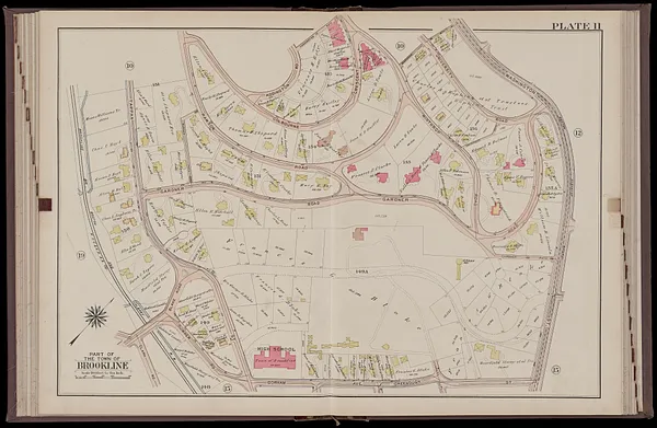 Atlas of the town of Brookline, Norfolk County, Massachusetts