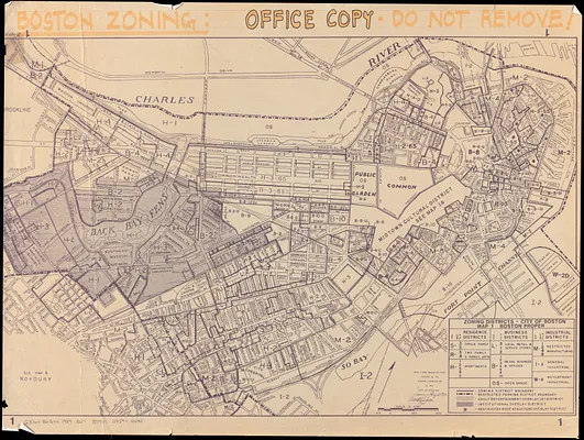 Zoning districts, city of Boston