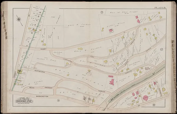 Atlas of the town of Brookline, Norfolk County, Massachusetts