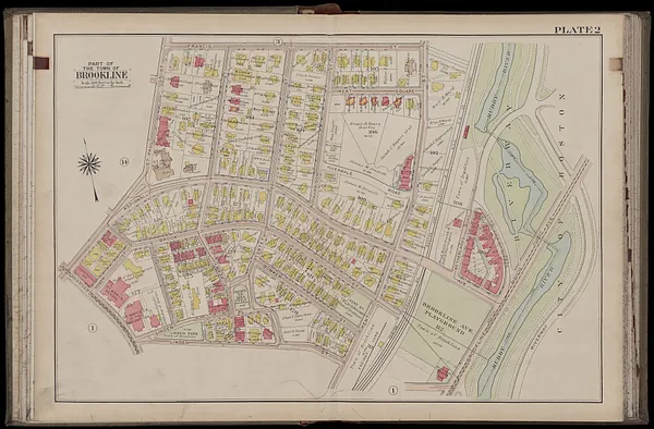 Atlas of the town of Brookline, Norfolk County, Massachusetts