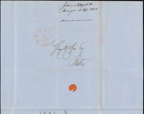 John Appleton to George Coffin, 11 April 1851