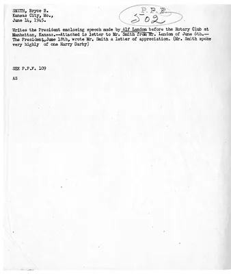 Cross Reference Memorandum