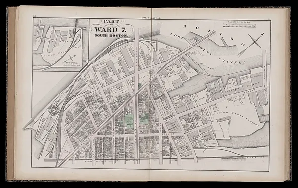 Atlas of the county of Suffolk, Massachusetts : vol. 3rd including Boston and Dorchester : from actual surveys and official records
