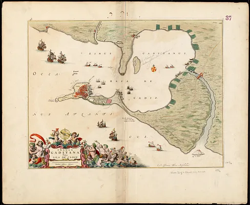 Insula Gaditana, vulgo Isla de Cadiz