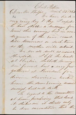 Letter from S. Thompson, Eliot Station [Jamaica], to Amos Augustus Phelps, 1847 March 27