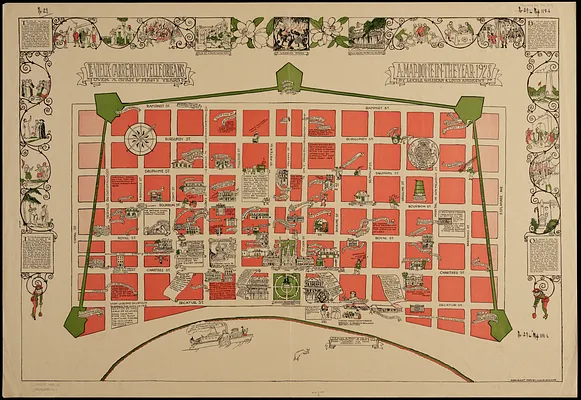 Le vieux carre de la Nouvelle Orleans