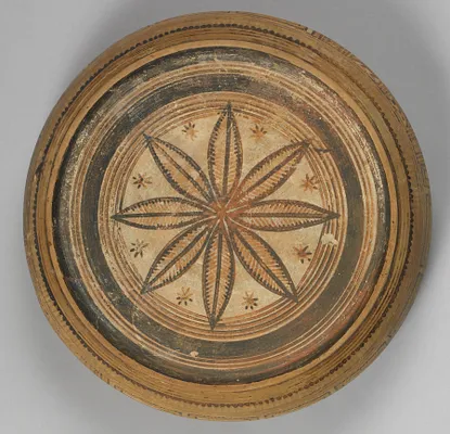 Pyxis and Lid with Two Standing Horses