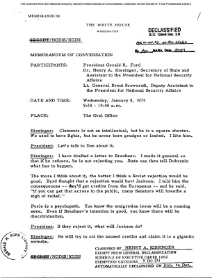 January 8, 1975 - Ford, Kissinger