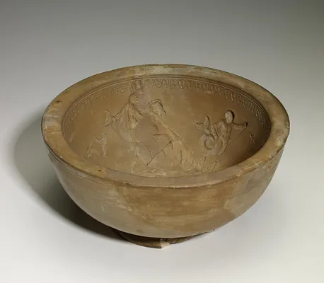 Mold for a Bowl with Triton, Nereids, and Dolphins
