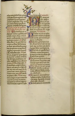 Leaf from Breviary