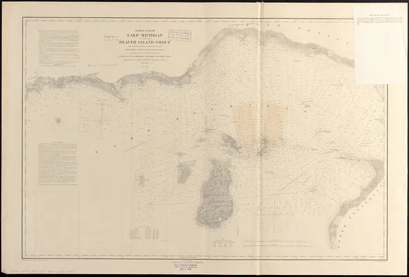 North end of Lake Michigan including the Beaver Island group