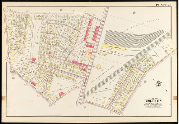Atlas of the city of Boston, ward 25, Brighton