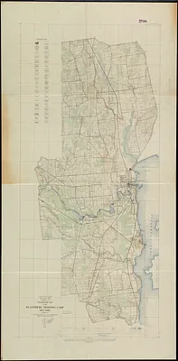 Topographic map of the Plattsburg Training Camp, New York