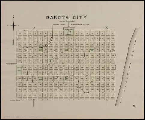Dakota City ; Jackson, Dakota County ; Emerson, Dixon & Dakota County ; Hubbard, Dakota County ; Covington, Dakota County ; Homer, Dakota County