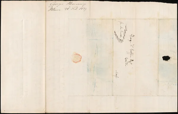 George Henning to George Coffin, 24 February 1839