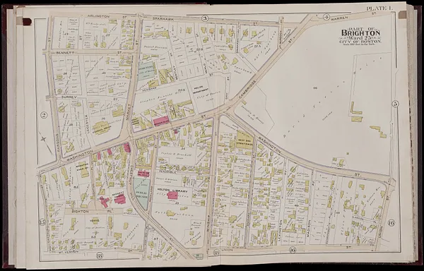Atlas of the city of Boston, volume seven, Brighton, Mass.