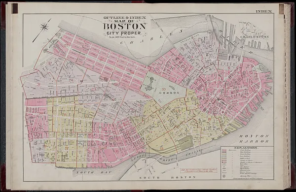 Atlas of the city of Boston, Boston proper