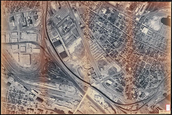 Aerial photo of Charlestown, Massachusetts