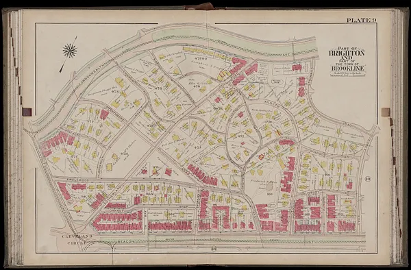 Atlas of the town of Brookline, Norfolk County, Massachusetts