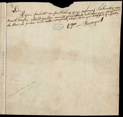 Letter to William Lloyd Garrison, [1831?]