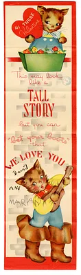 Valentine's Card from David and Marian Wallace to Bess W. Truman