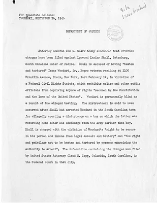 Press Release, Department of Justice