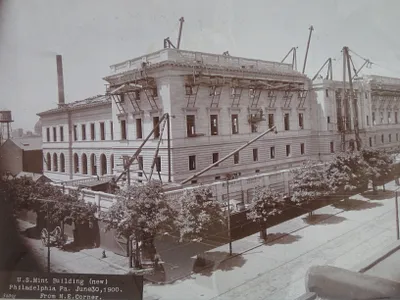 U.S. Mint Building New, Philadelphia, PA, from North East