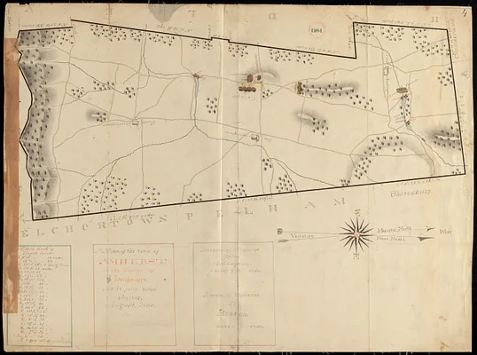 Plan of Amherst made by E. S. Darling dated August 1830