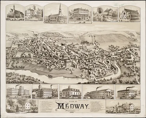 View of Medway, Massachusetts