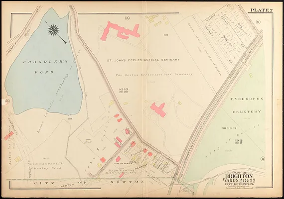 Atlas of the city of Boston, Brighton