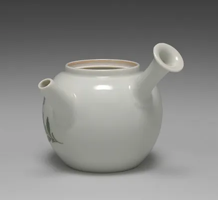 Teapot with Chrysanthemums
