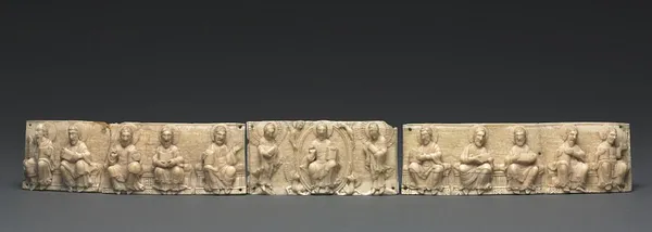 Plaque from a Portable Altar: Christ and the Apostles