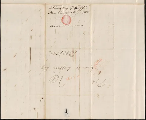 Timothy G. Coffin to George Coffin, 14 July 1843