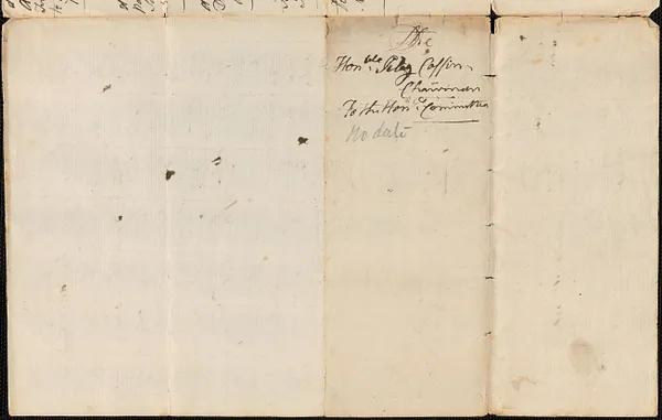 Statement of Facts - Fairfield Tract, 1801-1805