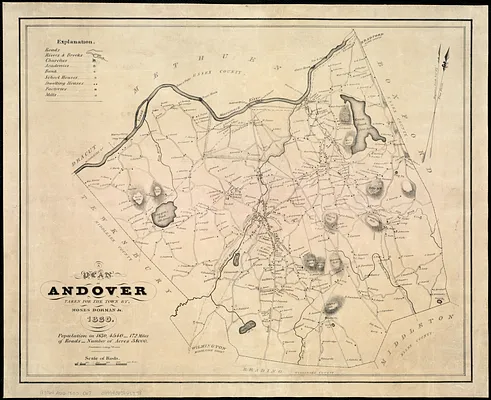 A plan of Andover taken for the town